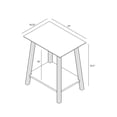 thumbnail image 6 of Max & Lily Solid Wood Nightstand, Mid-Century Modern Bedside Table, Side Table for Bedroom, 6 of 8