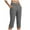 Gray, variant on GEWSEY Dressy Capri Pants for Women Stretch High Waisted Crop Work Pants Summer Casual Capris Slacks Yoga Trousers Dress Pant (Coffee, S)