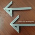 thumbnail image 5 of Professional Carbon Steel Center Finders Line Gauge 45/90 Carpenter Equipment Degree Ruler Measuring Tool Woodworking Carpenter Tools, 5 of 5
