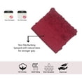thumbnail image 4 of Home Weavers Modesto Bathroom Rug 100% Cotton Bathroom Rugs Set, Washable Rug, Soft Cotton and Water Absorbent bath Rug, Kitchen Mat, Bath Rug, Bath Floor Mat Non Slip, 21"x54" Runner Red, 4 of 9