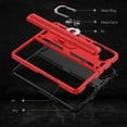 thumbnail image 2 of Allytech Rugged Case for Samsung Galaxy Z Fold5, Military Grade Protection Shockproof Cover with Metal Rotatable Ring Stand, Magnetic Car Mount Holder Case for Samsung Galaxy Z Fold5 - Red, 2 of 7