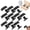 10PCS, variant on Adjustable Plastic Fixed Matched Hardware, Snap in Quick Release Wall Panel Fastener Fixing Clip, Quick Fitting Furniture Joint Bracket for Cabinet Wardrobe (10PCS)