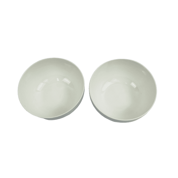 MDCGY 10 OZ White Ceramic Bowl for Soup Bowls for Kitchen, Cereal Bowl, Ice Cream Bow, Set of 2