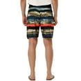 thumbnail image 3 of Unique Bargains Men's Drawstring Waist Swim Shorts Printed Summer Shorts 36 Brown, 3 of 6