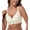 03-Beige, variant on Womens Seamless Bra No Underwire Comfortable Wireless Bralettes Push Up V Neck Bras Full Coverage Everyday Basic Bra