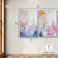 thumbnail image 5 of Dreamweaver Serenity Duo Canvas Print Bathroom Wall Decor by Art Remedy, Silver Frame, 36 x 54, 5 of 6