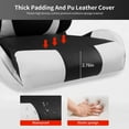 thumbnail image 4 of Ergonomic Gaming Chair, Seat Height Adjustment Rolling Swivel Racing Office Chair with Lumbar Support & Headrest Armrest PC Computer Chairs for Adults E-Sports Home Office Desk Chair, 4 of 7