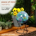 thumbnail image 4 of Alpine Corporation Mosaic Glass Gazing Ball, 4 of 11