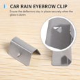 thumbnail image 5 of Clip de ceja para lluvia de coche, Deflector de lluvia y viento, Clips de ajuste metálico de repuesto para Heko G3, envío C, 10 Uds., 5 of 5