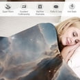thumbnail image 3 of Fenyluxe Star Cluster Stars Space Print Flannel Throw Blanket All Seasons Gift - Lightweight & Cozy 60x80in, 3 of 6