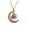 C, variant on LSLJS Circle Pearl Alloy Necklace Fashion Conch Paper Card Necklace All-Match Necklace, Gifts for Mom Wife Girlfriend Her on Anniversary Mothers Day Valentines Day Christmas Birthday Gifts for Women