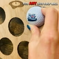 thumbnail image 4 of Torched Golf Ball Display Holder Wall Mount Decor Circle ( 42 Balls ), 4 of 4