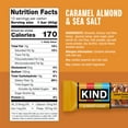 thumbnail image 3 of KIND Gluten Free Caramel Almond & Sea Salt Snack Bars, Value Pack, 1.4 oz, 12 Count Box, 3 of 13