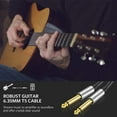 thumbnail image 3 of 1/4 to 1/4 Cable Guitar Cable Instrument Cable 6.35mm Mono Unbalanced Cable for Electric, 3 of 7
