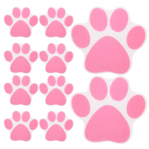 10 Pcs Non Slip Bath Stickers Footprint Anti-slip Bathtub Baby