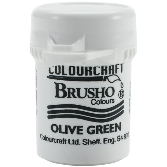 Brusho Crystal Colour 15g-Olive Green