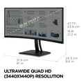 thumbnail image 6 of ViewSonic VP3456A 34" UWQHD Curved Monitor with 100% sRGB, 6 of 9