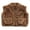 Brown, variant on Aunavey Baby Girls Boys Faux Fur Sleeveless Vest Coat Lightweight V-Neck Short Gilet for Toddler
