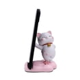 thumbnail image 2 of Soporte para teléfono Amamcy, adorno de escritorio con forma de gato lindo, de resina, 2 of 8