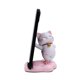 thumbnail image 2 of Soporte para teléfono Amamcy, adorno de escritorio con forma de gato lindo, de resina, 2 of 8