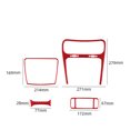 thumbnail image 3 of Real Bright Soft Car Interior Carbon Fiber Sticker Decoration4Pcs Red Carbon Fiber Interior Central Console Cover For Dodge JourneyAuto Car Protection Interior Accessories, 3 of 8