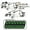 Green, variant on Autoloc 18650 4-Door Universal Power Window Kit with 7 Daytona Black Switches - Blue Illumination