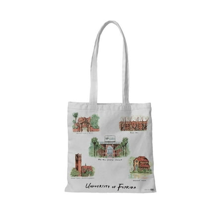 White Florida Gators Laura Wilcox Designs Tote Bag