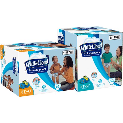 White Cloud Boys' Training Pants, (Choose Your Size)