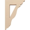 thumbnail image 3 of Ekena Millwork 5 1/2"W x 24"D x 36"H Funston Traditional Rough Cedar Woodgrain TimberThane Bracket, Primed Tan, 3 of 6