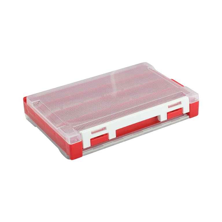 Tackle Box, Waterproof Portable Tackle Box Organizer Double-sided Lure Box  Plastic Storage - Mini Utility Lures Fishing Box, Small Organizer Box
