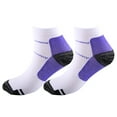 thumbnail image 2 of fastboy 2pieces Feet Comfortable Compression Socks For Relieving Foot Fatigue Relieve Foot Fatigue purple S/M 1Set, 2 of 6