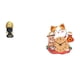 thumbnail image 1 of Elegante escultura de resina con forma de gato, reloj de mesa, figura única de mujer africana con reloj de pared silencioso para decoración del hogar, 1 of 8