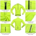 thumbnail image 3 of Wosawe Men's Cycling Jersey Spring Autumn Half-zip MTB Bike Riding Long Sleeve Shirt Clothing, 3 of 8