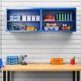 thumbnail image 6 of STANI Wall Mount Metal Cabinet with Adjustable Shelves, Wall Hanging Garage Storage Cabinets with Up-Flip Doors,Lockable Tool Chest Cabinet for Garage Basement, 6 of 8