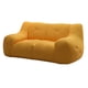 thumbnail image 5 of Sofá tipo puf,Puf Niños Adultos con Relleno Incluido,Sofá perezoso Sofá tipo puf Sofá otomano de 2 plazas,Sofá decorativo Sillas tipo puf para adolescentes,Sofá de suelo Amarillo 110cm, 5 of 10