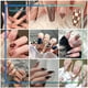 thumbnail image 2 of 24 Uñas Postizas De Margarita Con Pegamento Extraíble Impermeable Para, 2 of 4