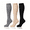Beige, Black, Gray, variant on Wowstyle 3 Pairs Compression Socks for Women Knee High for Running Work Support Nurses Pregnancy Travel