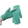 thumbnail image 2 of Lilgiuy Women's Winter Touch Screen Knit Gloves Warm Lining Three Finger Double Touchable Screen Fingertip Design Mittens for Skiing Snowboarding Mountaining, 2 of 4