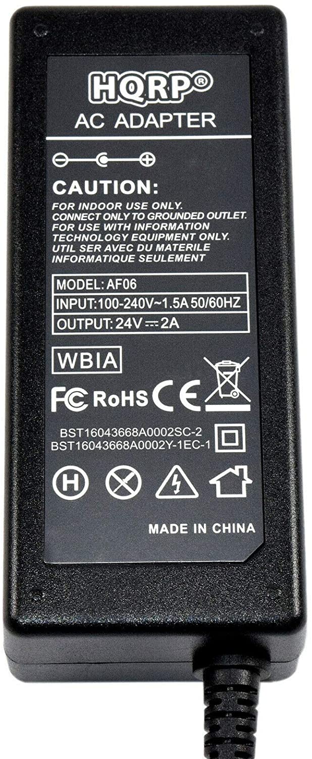 HQRP AC Power Adapter for Logitech 190542-0000 fits G25 G27 G29 G920 Racing Wheel + HQRP Euro Plug Adapter - image 3 of 7