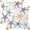 Orange Starfish, variant on Aqua Starfish Lumbar Pillow Covers 12X20 Inch Set of 2 Beach Ocean Coastal Decorative Rectangular Pillow Cases Summer Nautical Cotton Linen Cushion Case Home Decor for Sofa Couch Outdoor