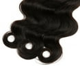 thumbnail image 4 of Boho Knotless Braids Human Hair Micro Braids Extension Hair Body Wave Human Bulk Hair 18 Inch 1pack (3bundles(300g) Natural Black Color, 4 of 7