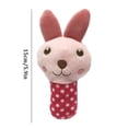 thumbnail image 2 of Pet Dog Plush Sound Resistantbite Grinding Teeth Dog Toy Rose Red Lollipop Rabbit Lollipop Bear, 2 of 3