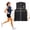 Black - Large, variant on Hyperwear HyperVest ELITE Adjustable Weighted Vest for Women and Men — 10lb Thin Steel Weights, Stretch CORDURA Fabric — Weight Vest for Walking, Running, Strength Training — Large Size, Glacier Blue