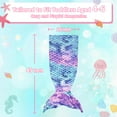 thumbnail image 3 of Catalonia Mermaid Tail Blanket,Fish Scales Pattern Sleeping Bag,Mermaid Blanket Flannel Throw Blanket Gift 45"X16" for Toddler Kids Girls 4-6, 3 of 6