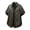 HGG443-Black, variant on Yaoyar Men's Sparkle Sequins Shirts Disco Nightclub Shirt Short Sleeve Button Down Metallic Shirt Party Tops