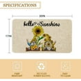 thumbnail image 4 of Summer Door Mat 30 X 17 Inch Sunflowers Gnomes Doormat Indoor Outdoor Entrance Floor Mat Non Slip Summer Decor Rubber Welcome Mats, 4 of 6