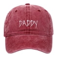 thumbnail image 1 of WEIYLL Men Baseball Caps Adjustable Dad Embroidered Letters Soft Washable Adults Visors Hat, 1 of 3