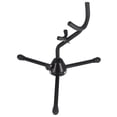 thumbnail image 1 of Saxophone Stand, Portable Alto Sax Holder Metal Easy Assembly Foldable Black  for Home, 1 of 7