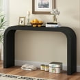 thumbnail image 3 of Noble House Modern Minimalist Console Table, Elegant and Versatile Design, Perfect, Sturdy and Stable Frame,Black, 3 of 7