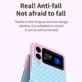 thumbnail image 6 of SaniMore for Samsung Galaxy Z Flip 4 6.7" Lightweight Gradient Folding Case, Rugged PC Anti-Fingerprint Anti-Scratch Full Body Protective Case for Samsung Z Flip 4 Women Ladies, Purple, 6 of 10